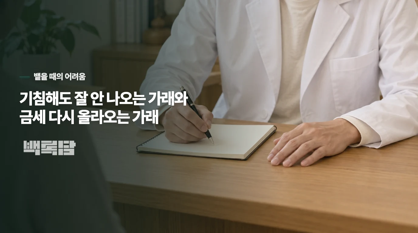 기침해도 잘 안 나오는 가래와 금세 다시 올라오는 가래