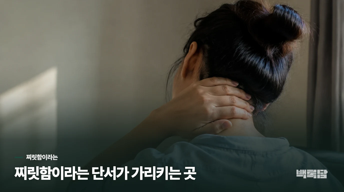 찌릿함이라는 단서가 가리키는 곳