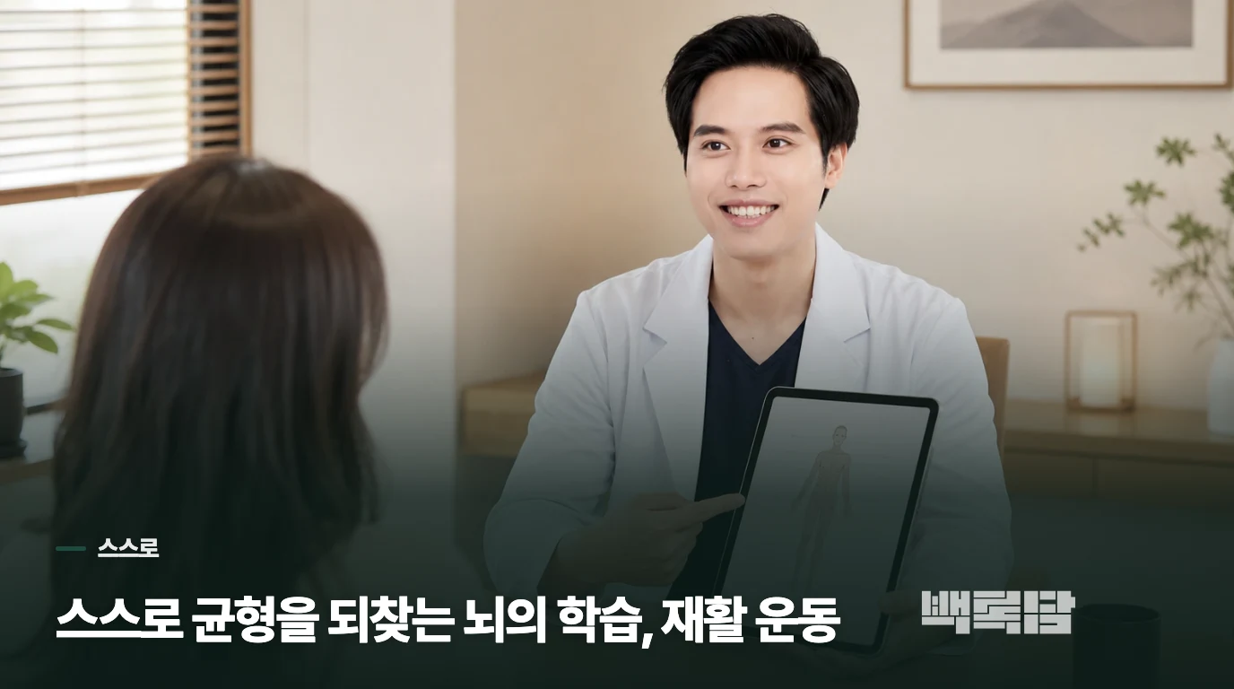 스스로 균형을 되찾는 뇌의 학습, 재활 운동