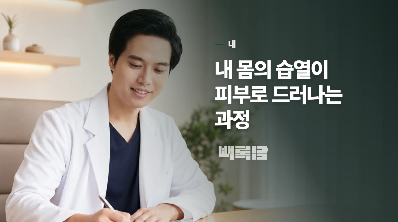 내 몸의 습열이 피부로 드러나는 과정