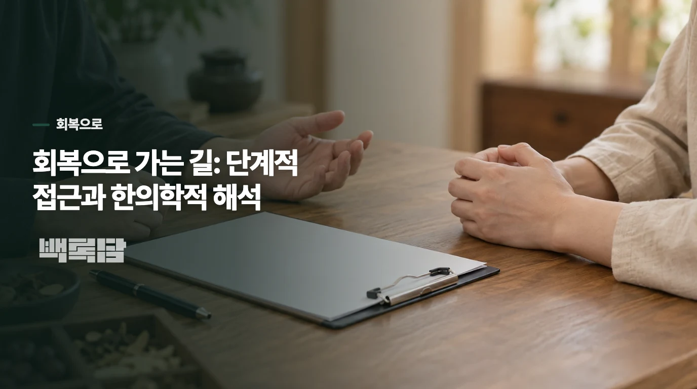 회복으로 가는 길: 단계적 접근과 한의학적 해석