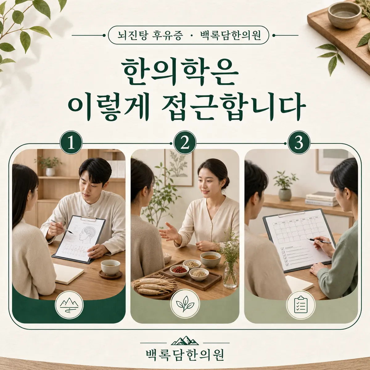 지금 이런 상태이신가요 — 증상 자가 점검 체크리스트를 시각화한 라인아트 카드 — 목록형 아이콘 구성