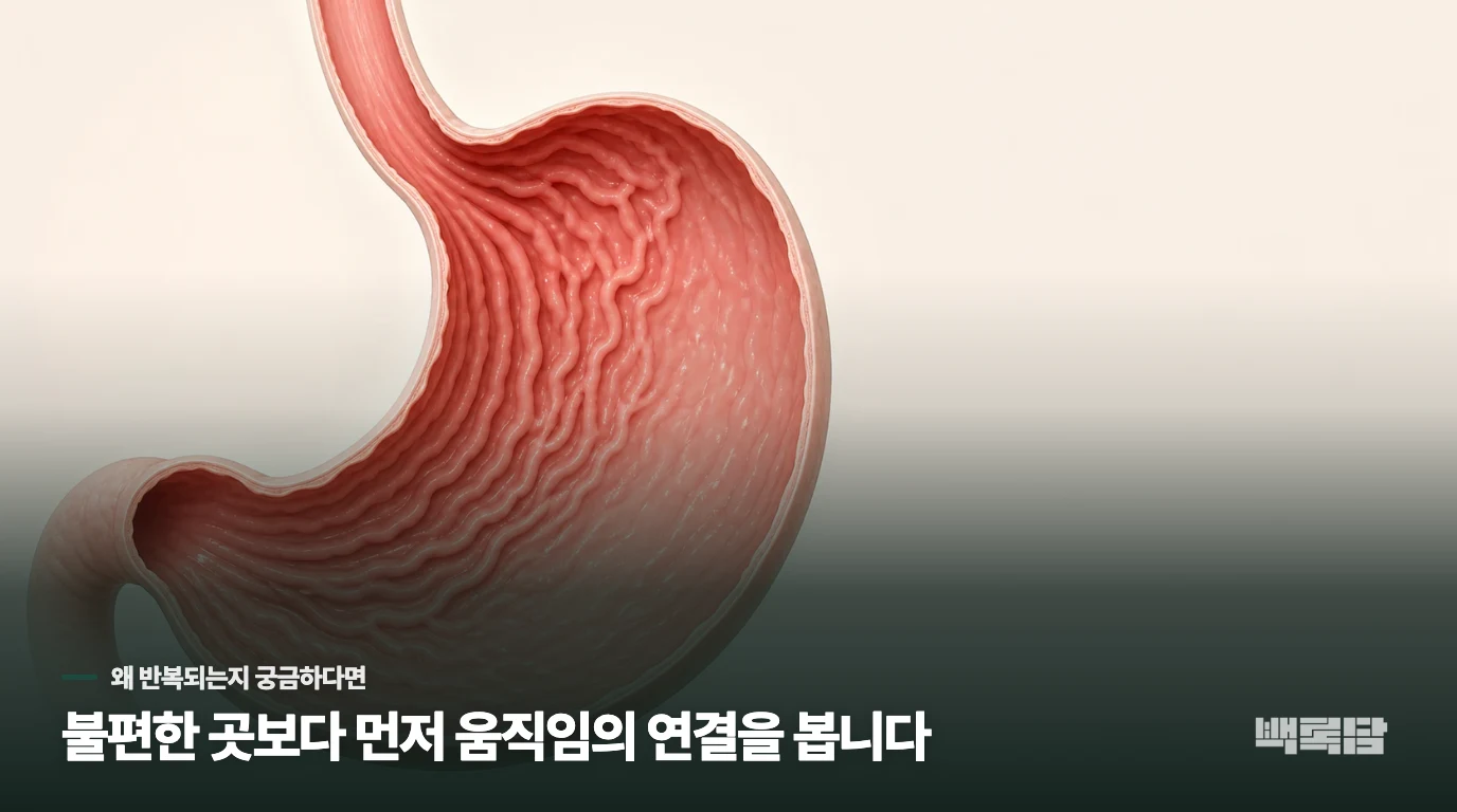 조금만 먹어도 금방 배가 부르고 속이 더부룩한데 왜 그럴까요?