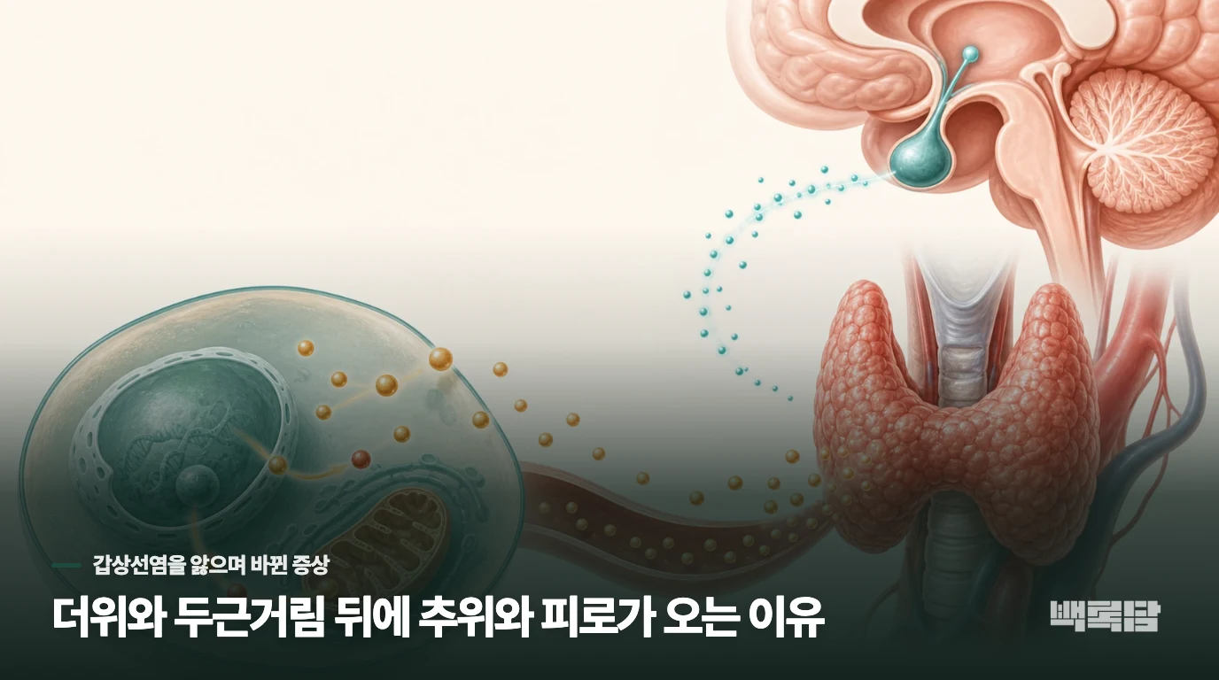더위와 두근거림 뒤에 추위와 피로가 오는 이유
