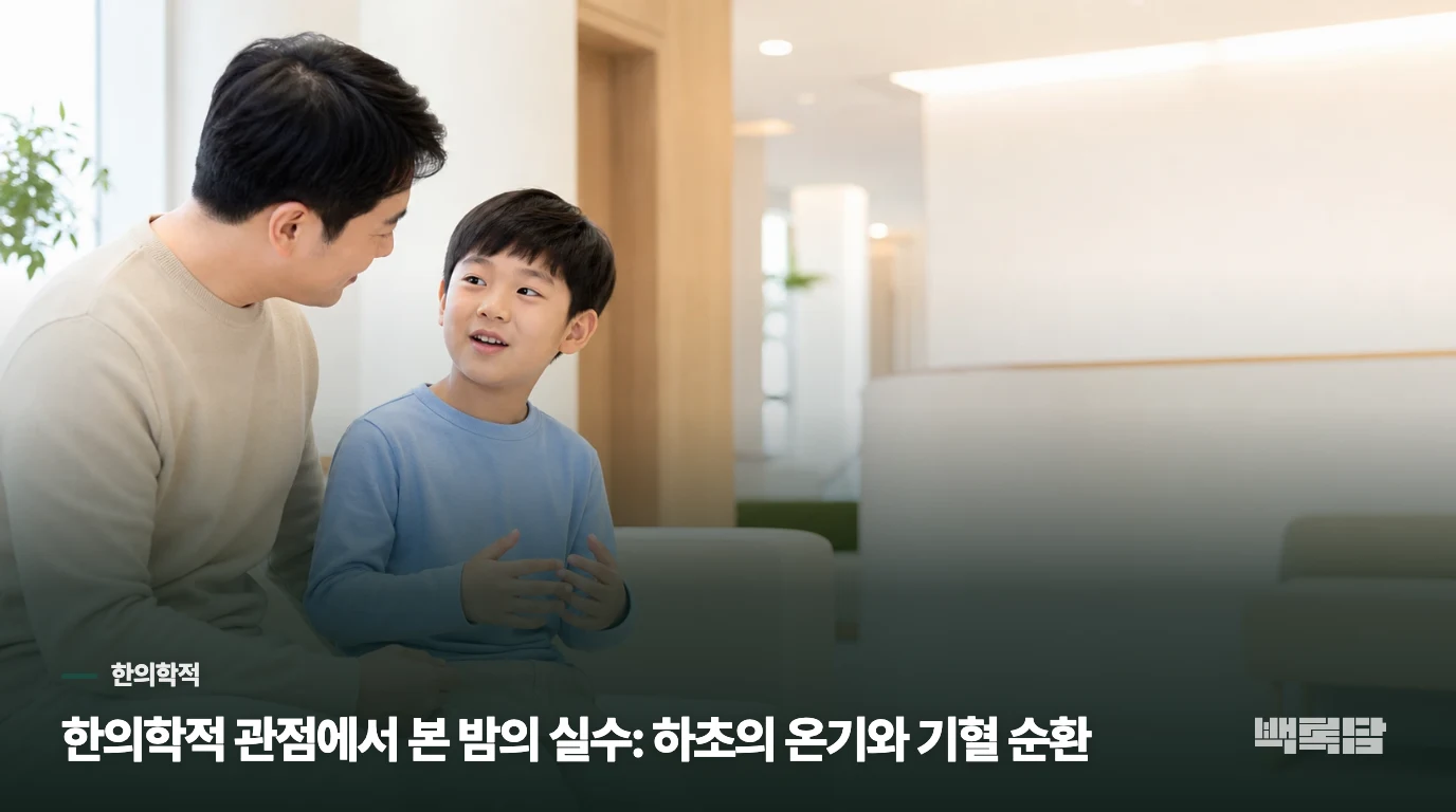 한의학적 관점에서 본 밤의 실수: 하초의 온기와 기혈 순환